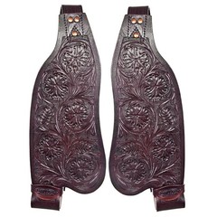 41HS Hilason Leather Saddle Replacement Fender Pair With Hobble Strap Adult