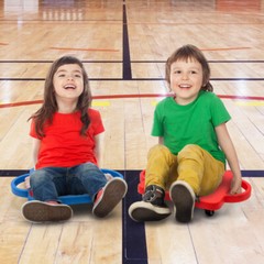 K-Roo Sports Kids Super Scooter Floor Roller Board 16.5″ x 11.5″ – Yellow