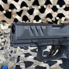 T4E .43 Cal Walther PDP Compact Training Paintball Pistol – Black/Black(2292191)