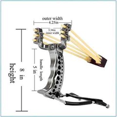 Heavy Duty Hunting Slingshot Wrist West Kit Fit Adult Boys Teens Outdoor Sports