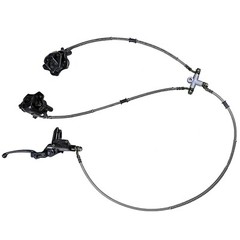 Front Hydraulic Twin Disc Brake Calipers System + Pads 150cc 250cc Quad ATV