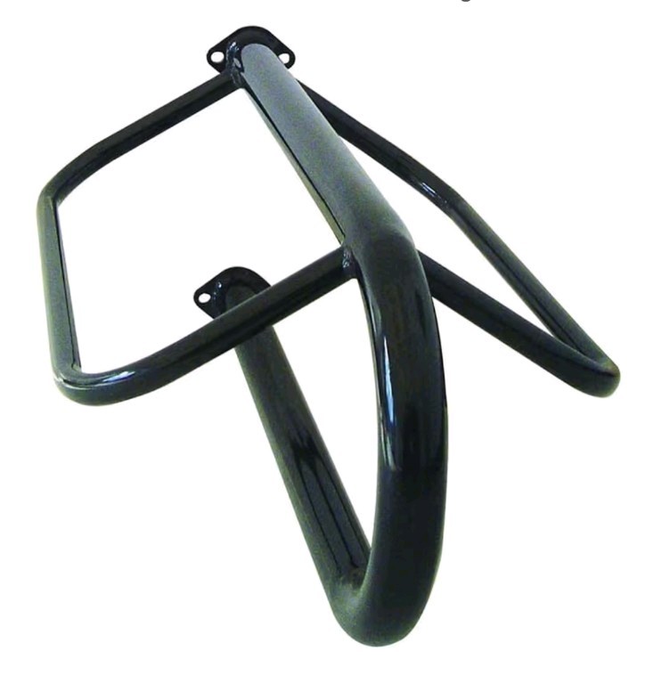 BACKYARD EXPRESSIONS Saddle Rack Wall Mount Steel Powder Coated