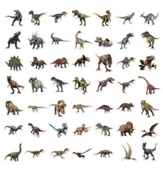 100 Dinosaur Stickers For Water Bottle Laptop Luggage Helmet Kids Notebook Gift