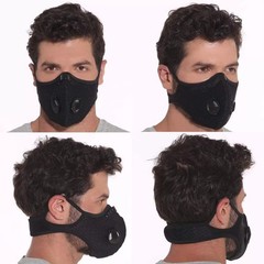 2-Pair Carbon Filter Face Masks with Valves – Reusable for Sports & Outdoors
