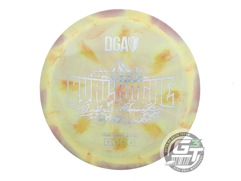 NEW DGA [MARWEDE] Special Blend Avalanche 170-172g Yellow-Purple Driver Disc