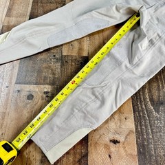 OVATION Riding Pants Tights Knee Inseam Patches Horseback Equestrian Tan 26R