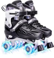 Roller Skates for Girls Ages 5-8 8-12 and Boys Teens, Adjustable 4 Sizes for …