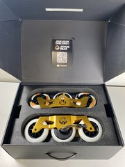 Atmos Gear Electric Skating Yellow Thunder Frames w/ Jersey & Spare Wheels