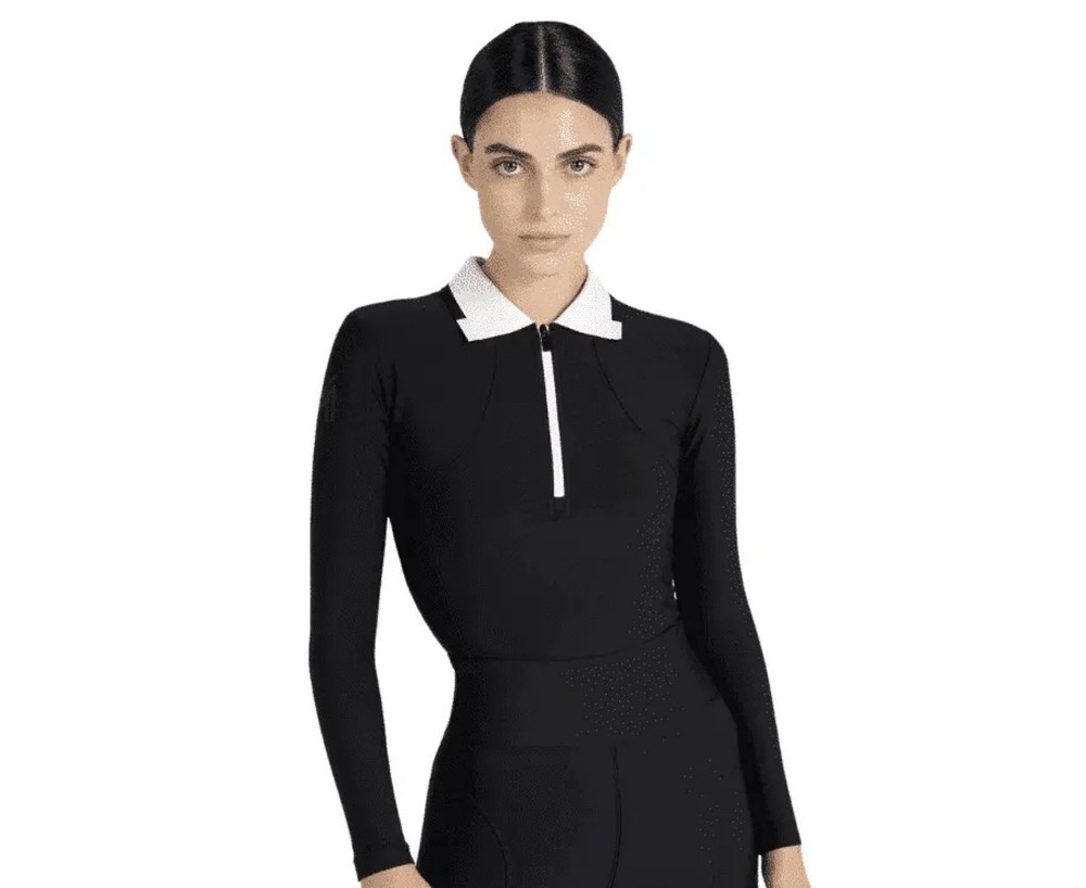 Maximillian Spain Equestrian Top Concept Collared Long sleeve S