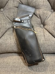 King Archery Leather Archery Hip Quiver Belt Loop Zipper Pocket Vintage