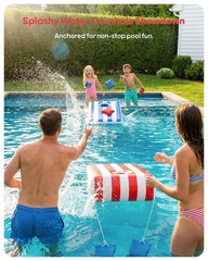 Inflatable Floating Cornhole Boards with 8 Water Bags, 3x2ft Corn Hole Games …