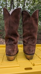 🚨Lucchese Kemo Sabe Handmade Brown Suede Cowboy Boots Men’s US 12 GD9323