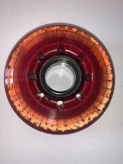 Labeda Addiction 72mm Soft Inline Skate Wheel Red