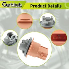 Carbhub 4011101 Rear Tail Light Socket Lamp Bulb Plug Fit for Polaris RZR 800