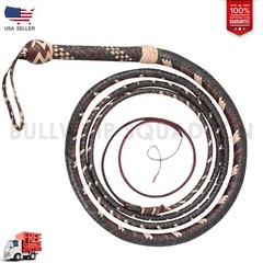 BULL WHIP 04 Feet long 16 Plaits Cow Hide Leather CUSTOM BULLWHIP