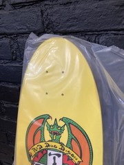 NEW DOGTOWN Jim Red Dog Muir SIGNED 70’s Classic Yellow REISSUE Skateboard DECK
