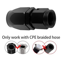 6AN Hose End Fitting Straight Swivel for CPE Braided Hose 6AN Straight Normal