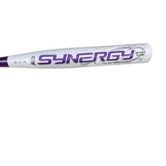 EASTON Synergy FP55 Fastpitch Softball Bat -11 30in 19oz White Purple