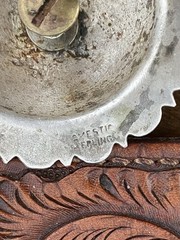Keyston Bros. Sterling Silver Bronc Riding Conchos Vintage Keystone