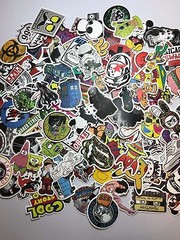 200 Skateboard Stickers bomb Vinyl Laptop Luggage Decals Dope Sticker Lot super