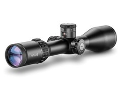 Hawke Sidewinder 30 FFP 4-16×50, Illuminated Half Mil Reticle, 30mm Tube