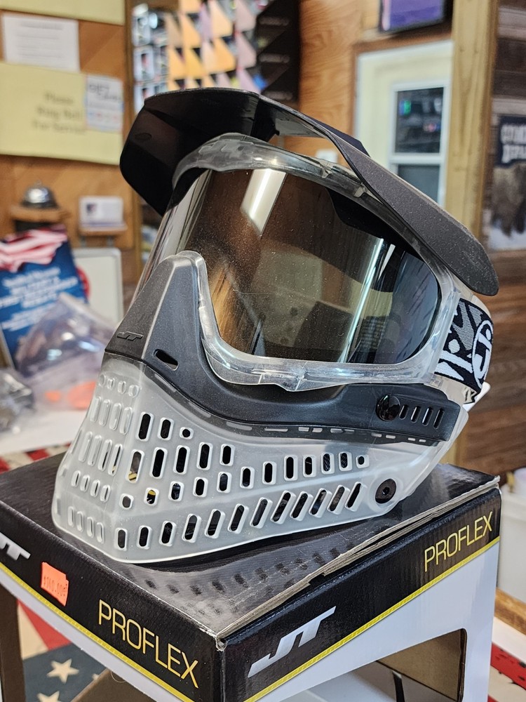 JT Proflex Goggle – Special Edition – Clear Ice w/ Chrome Lens