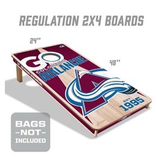 YouTheFan NHL Colorado Avalanche 2′ x 4′ Cornhole Board – No Bags – Brand New