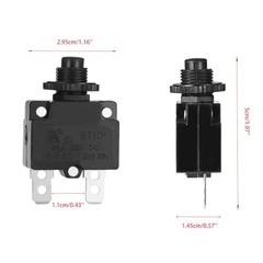 20A Circuit Reset Switch Button Replacement for Razor E300 E325 E300S 2（pack)