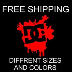 DC SHOE CO vinyl sticker decal skateboarding snowboarding