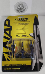 NAP Killzone Mechanical Broadhead 2 Blades 100 Grains 2” Cutting Diameter 3 Pack