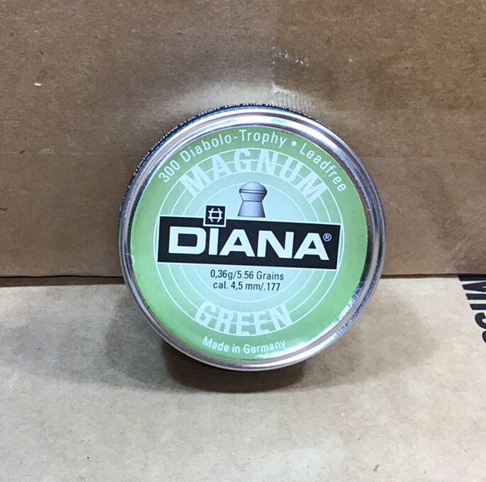 Diana Magnum Green .177 Caliber Pellets 300 Count
