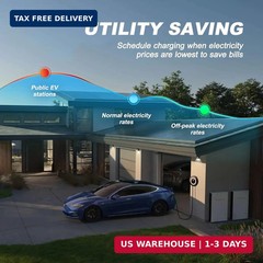 Level 2 EV Charger, 11.5KW /50A Fast Home Charging Station, 27.3ft Extended Char