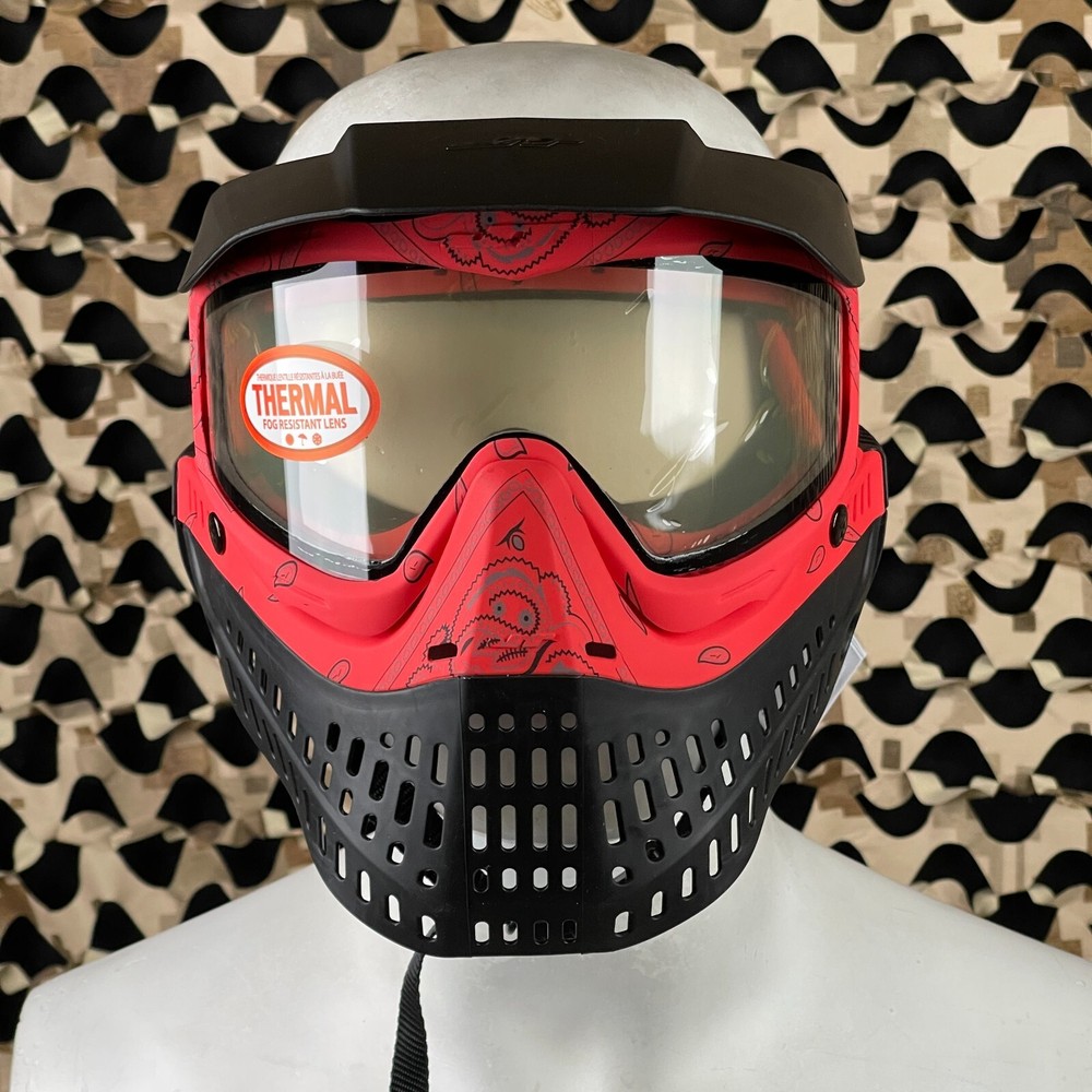 JT ProFlex Paintball Mask – Bandana Red