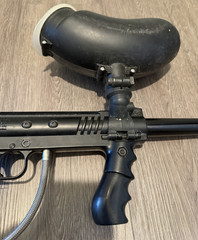 Tippmann Model 98 Semi Auto Paintball Gun w/ Barrel, Hopper ASG UltrAIR HPA Tank