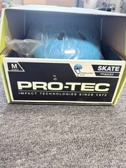 Pro-Tec Skate The Bucky Helmet size Medium Translucent Blue