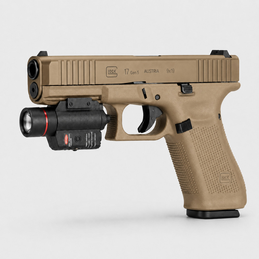 WE Air Pistol 20.5cm Adjustable Hop-Up CO2 Air Pistol 320-340 FPS Semi Auto