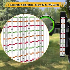 AOLAMEGS Archery Sight Tape, Weatherproof Bow Sight Tapes and Calibration Tapes,