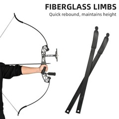 53» Takedown Recurve Bow 30lbs/40lbs Right Handed,Beginners Archery Target Set