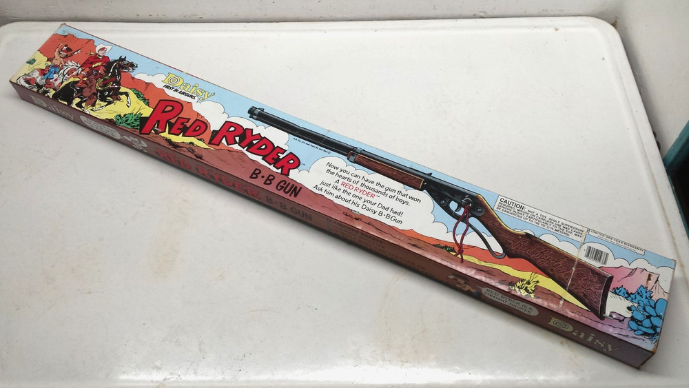 Vintage Daisy Red Ryder BB Gun «Box & Paperwork Only» Circa 1988