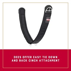 Weaver Equine Deluxe Super Horse Cinch, Anti-Slip Felt Lined Saddle Cinch Girth