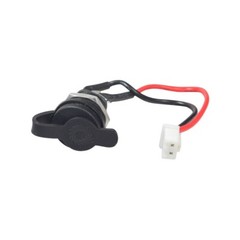 Coaxial Charger Port with 2 Pin Connector Harness for RazorX Electric Skateboard