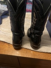 Tecovas Men’s Black Leather Western Cowboy Boots, US 8D, MPN 279272 S 1121