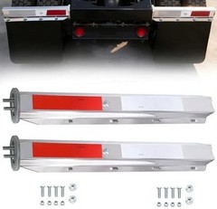 Straight Mud Flap Hangers for Semi Truck Mud Flaps Brackets 1 1/8″ Bolt Spacing