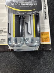 JT 40297 Silver 90 Gram Prefilled CO2 Cylinders For Paintball 2 Pack