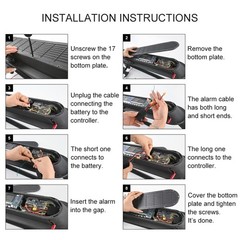 High Quality Anti Theft Alarm About 120g/set About 15*5*9cm Accessories