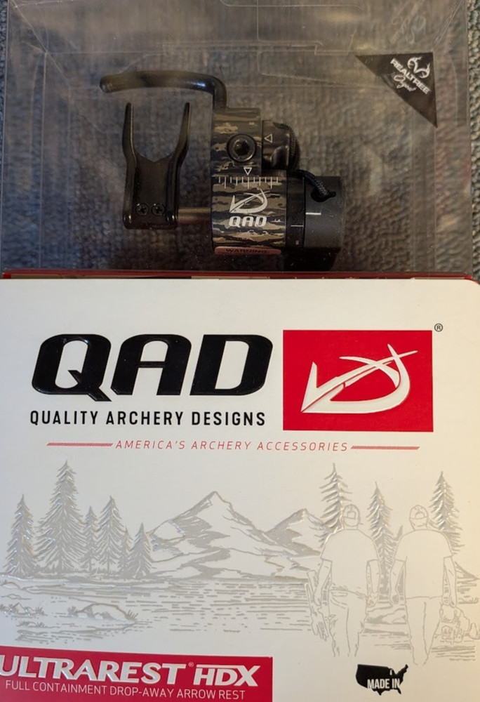 @NEW@ 2026 QAD HDX Ultrarest Drop-Away Arrow Rest! Realtree Original Camo