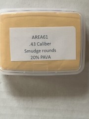.43 cal Powder Smudge Balls