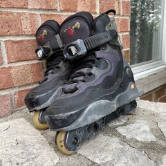 Vintage Pat Lennen K2 Aggressive Inline Skates Blades Skate US Mens 7