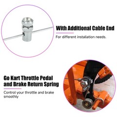 Universal Go Kart Throttle Cable Kit 90″ Long 82″ Casing 8173 Manco 8HP Part