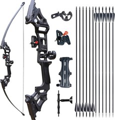 Adult Recurve Bow and Arrow Set, 30-40 lbs, Right Hand